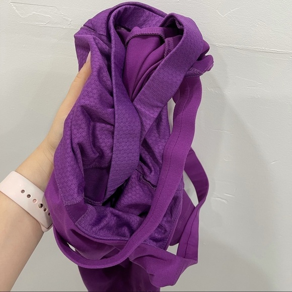 Patagonia Innerspace Purple Tank Top Built-In Bra - Picture 5 of 8